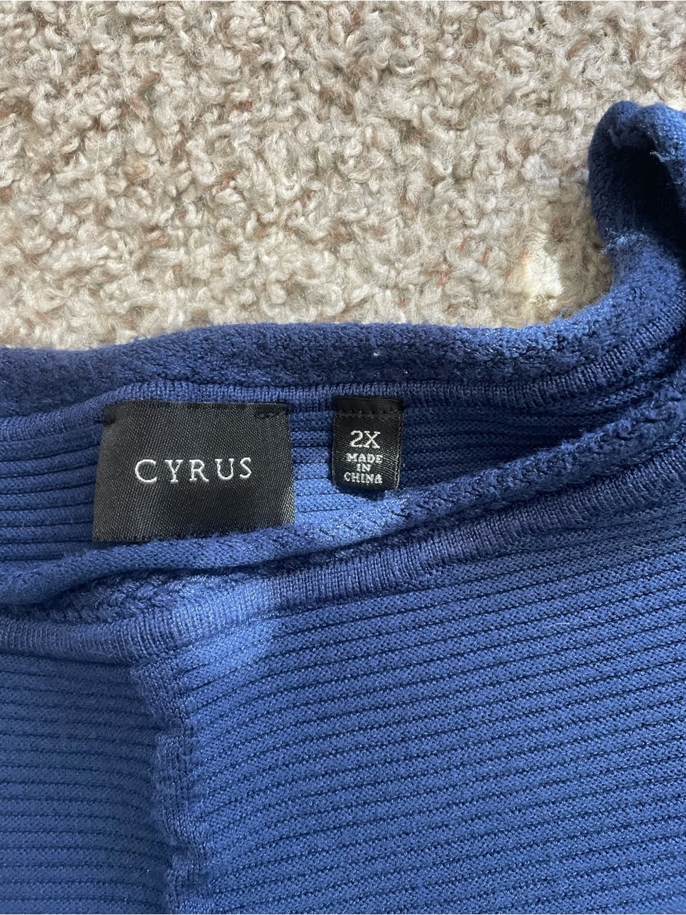 Cyrus ribbed cropped sweater